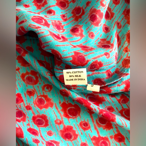 Sulu Collection Women’s Plus Silk blend Summer Blouse. Size 18. - Picture 8 of 11